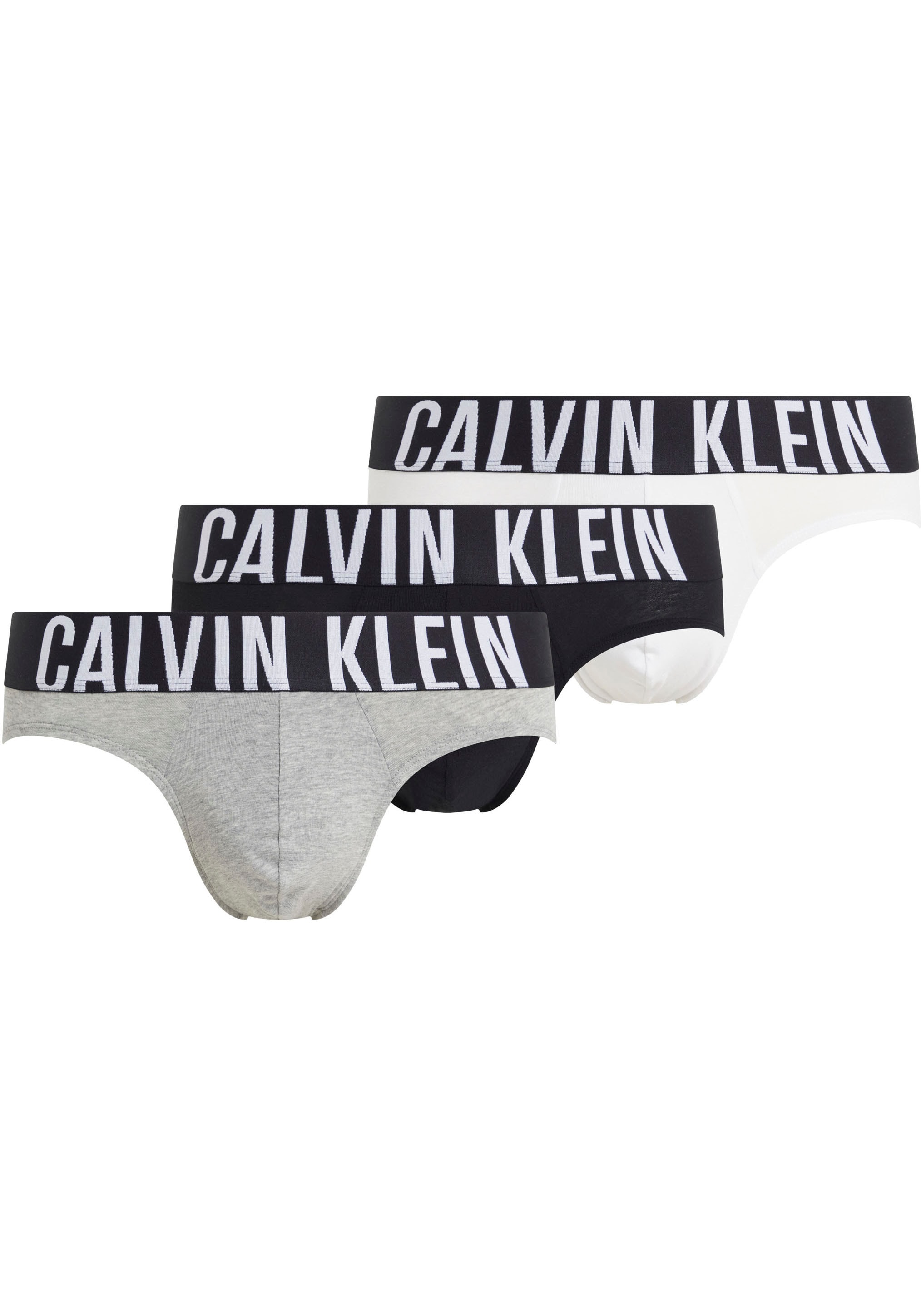 Calvin Klein Underwear Hipster »HIP BRIEF 3PK«, 3 Stk. mit Logo-Stretchbund