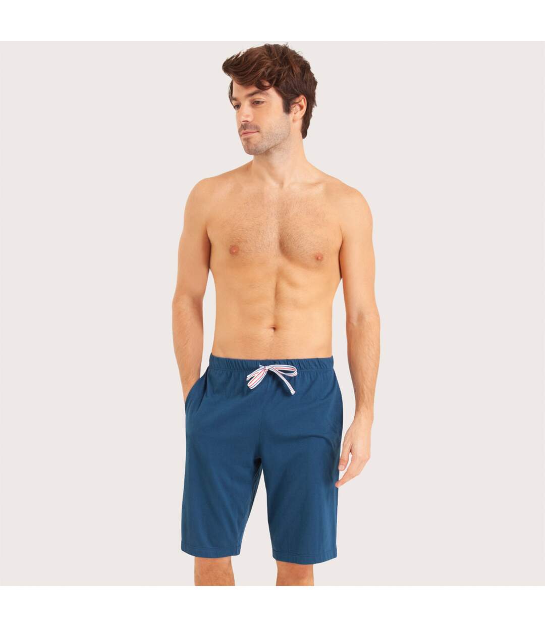 Pyjama court col V homme Fait en France