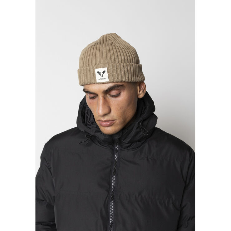 Fat Moose Fat Beanie Khaki