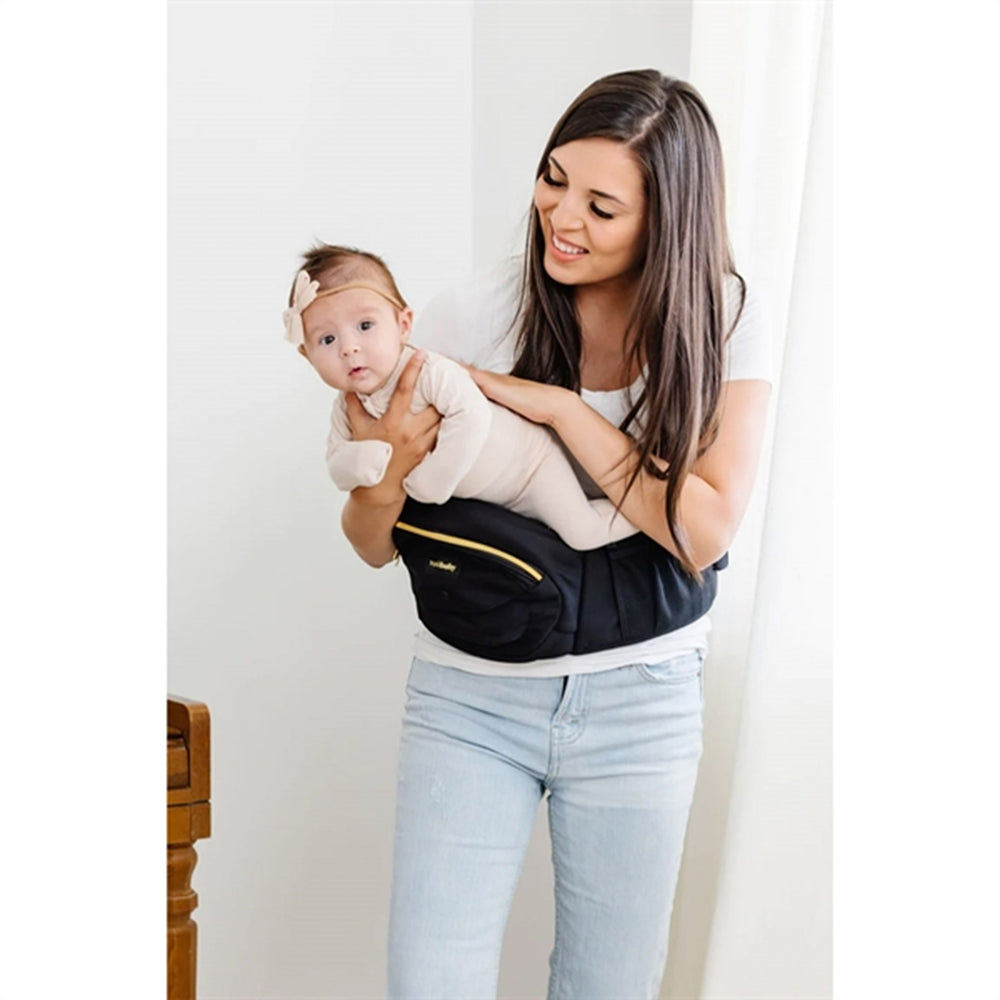 Køb Tushbaby V2 Hip Carrier Black Gold