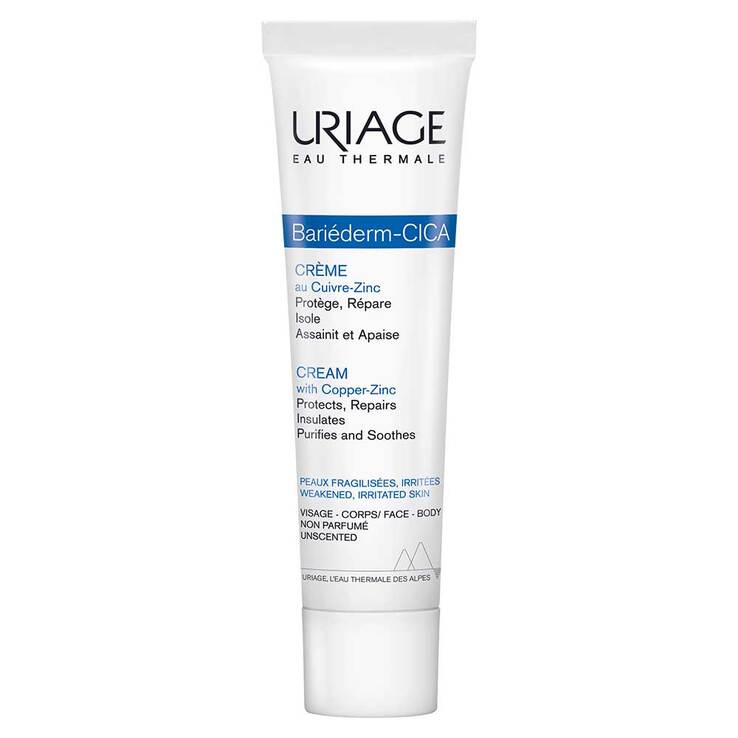 Uriage Bariederm-Cica Creme mit Kupfer-Zink, 40 ml