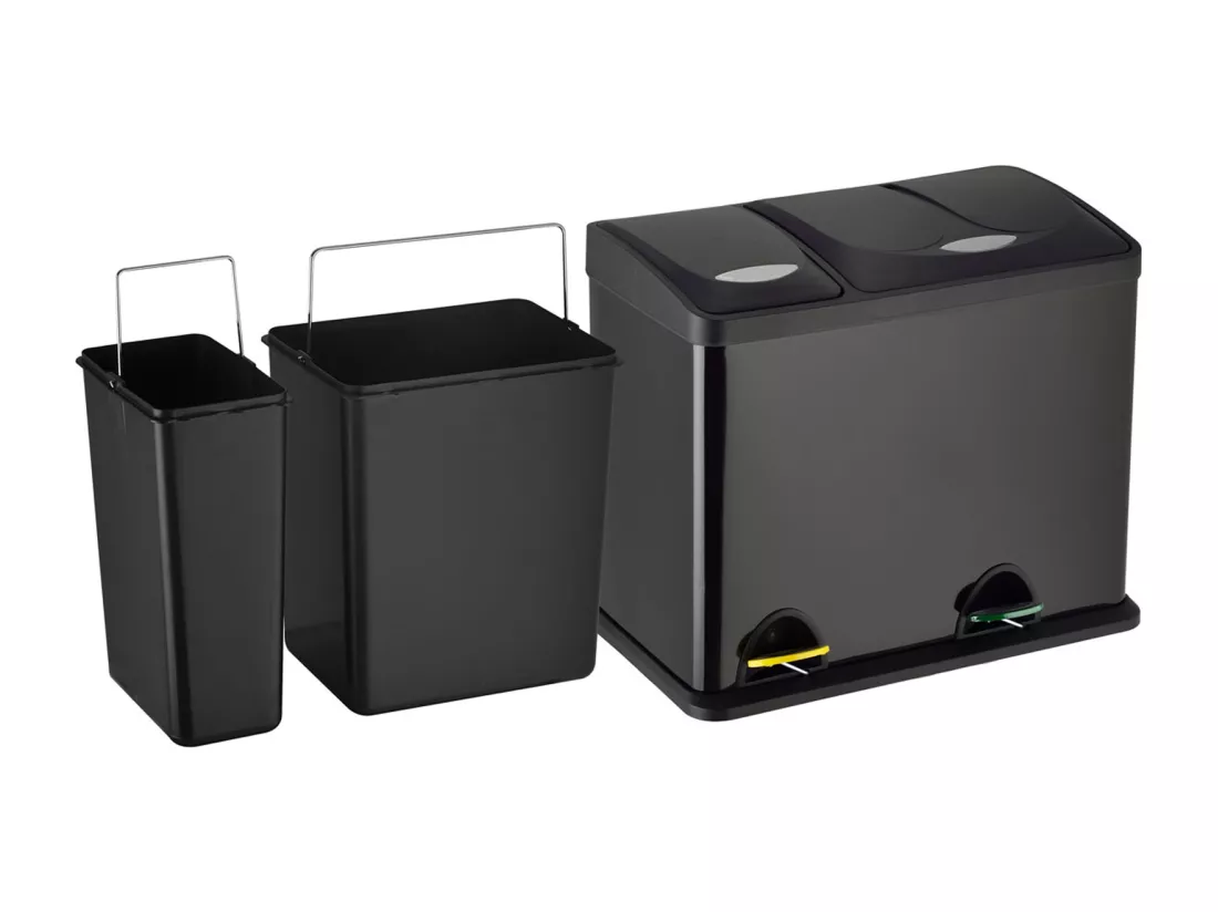 Poubelle de tri sélectif Acier inoxydable