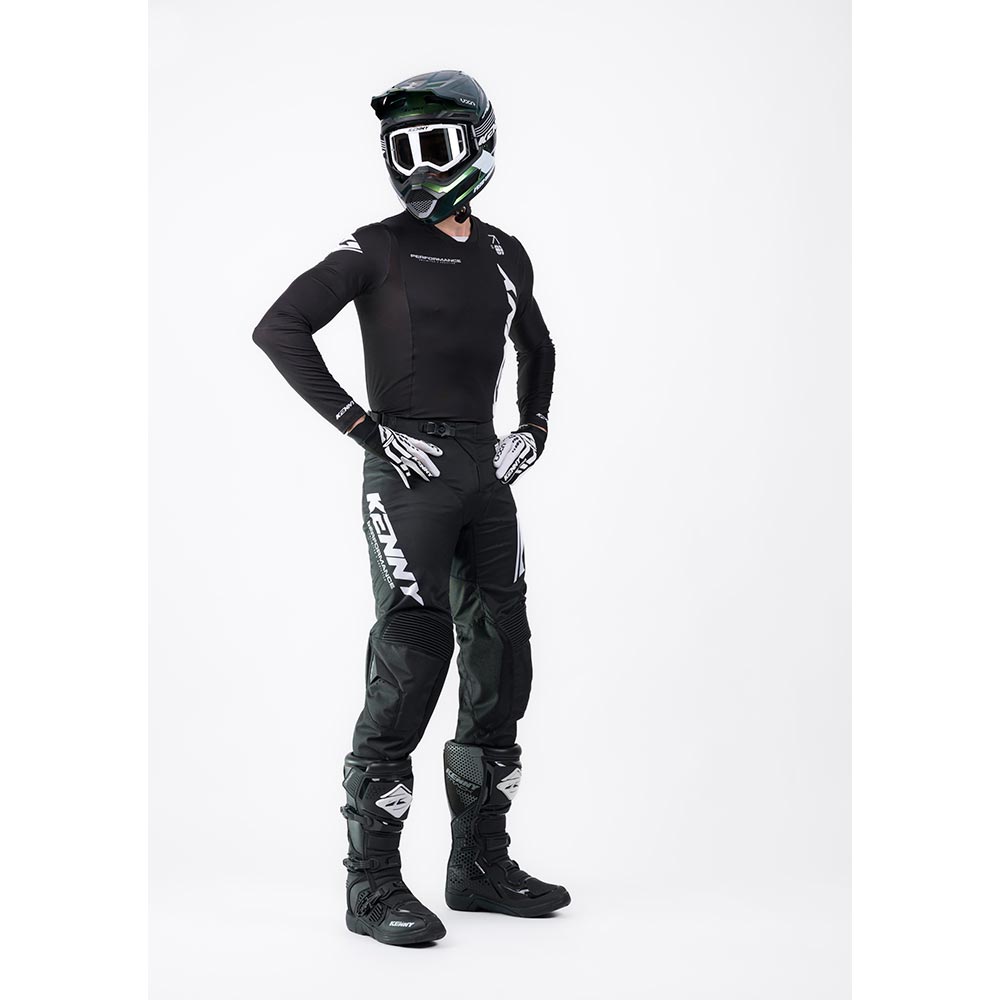 Kenny - Maillot Performance Solid Noir / Blanc