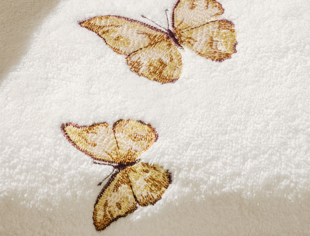 Serviette de bain-De fleur en fleur