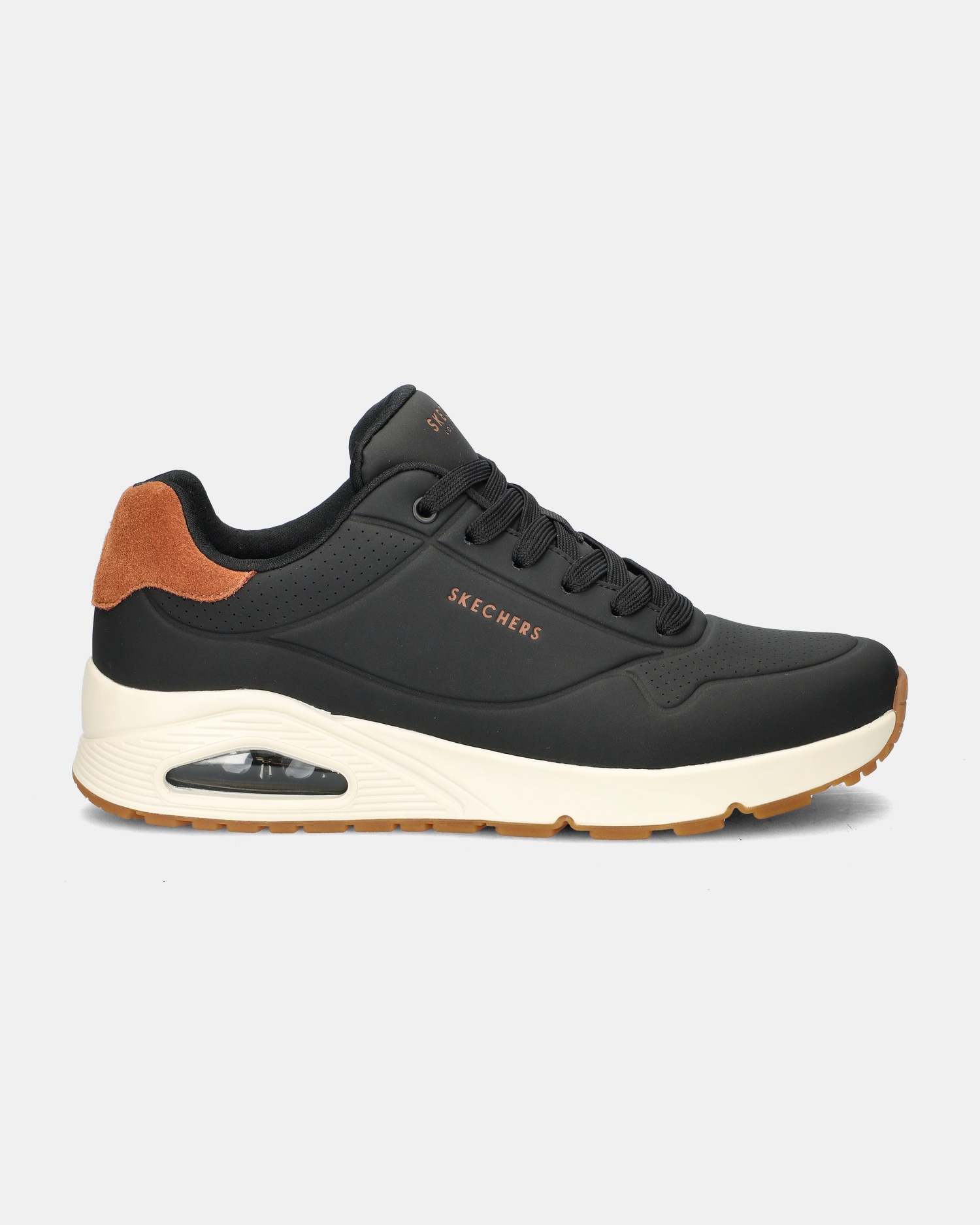 Skechers Uno Lage sneakers  - zwart