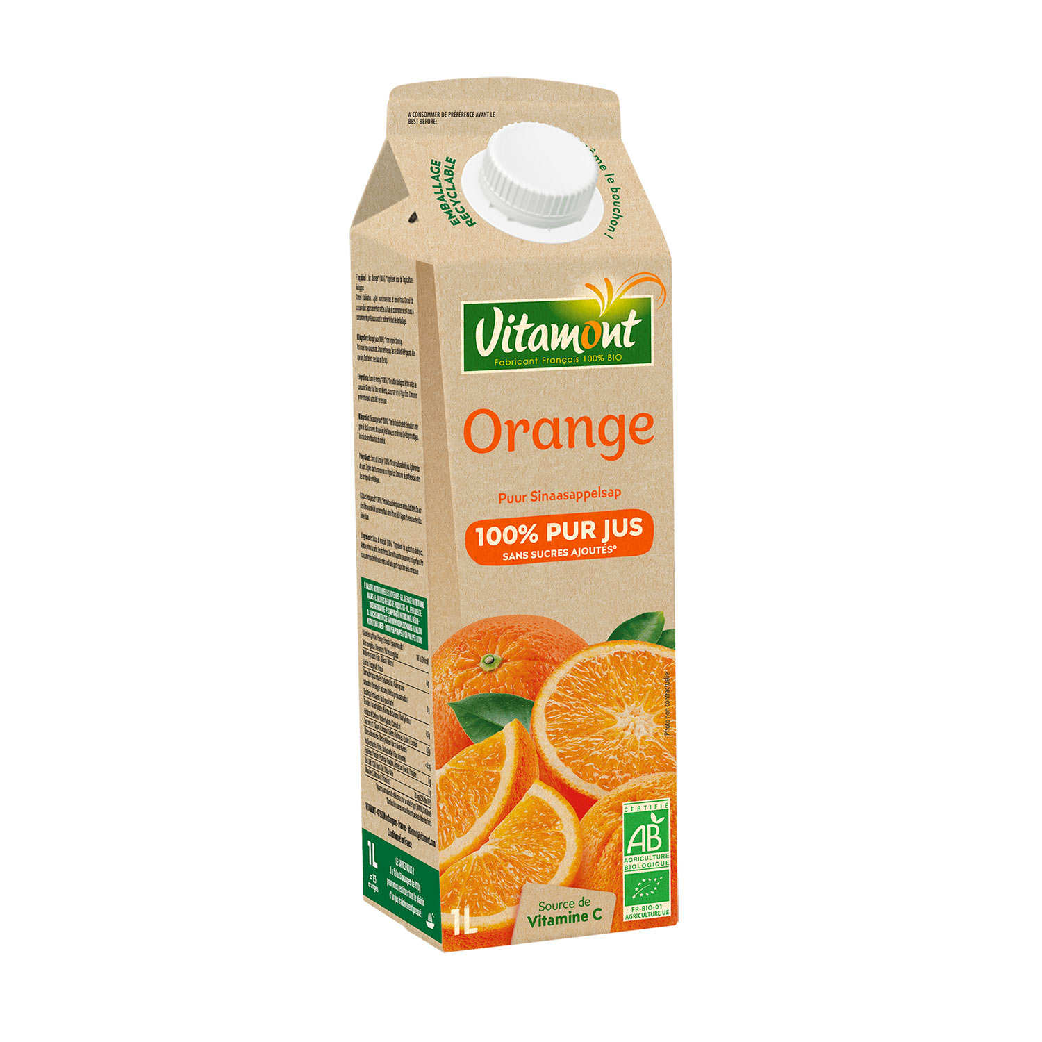 Pur jus d'Orange bio