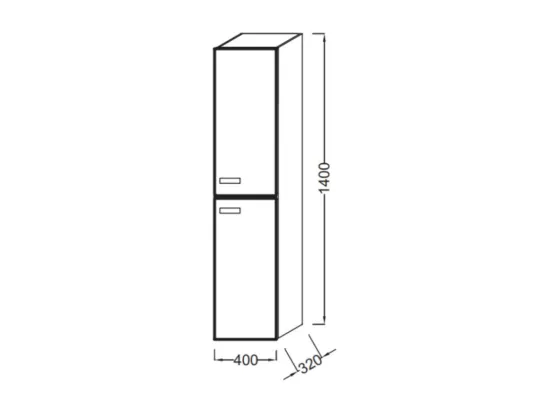 Pack meuble vasque 80 cm JACOB DELAFON Ola up chêne + colonne