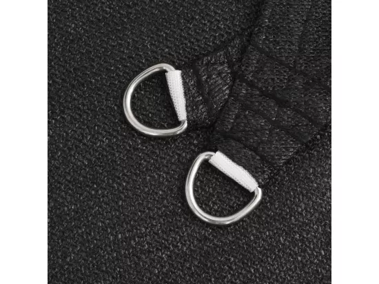 Voile d'ombrage 160 g/m² Noir 6x7 m PEHD