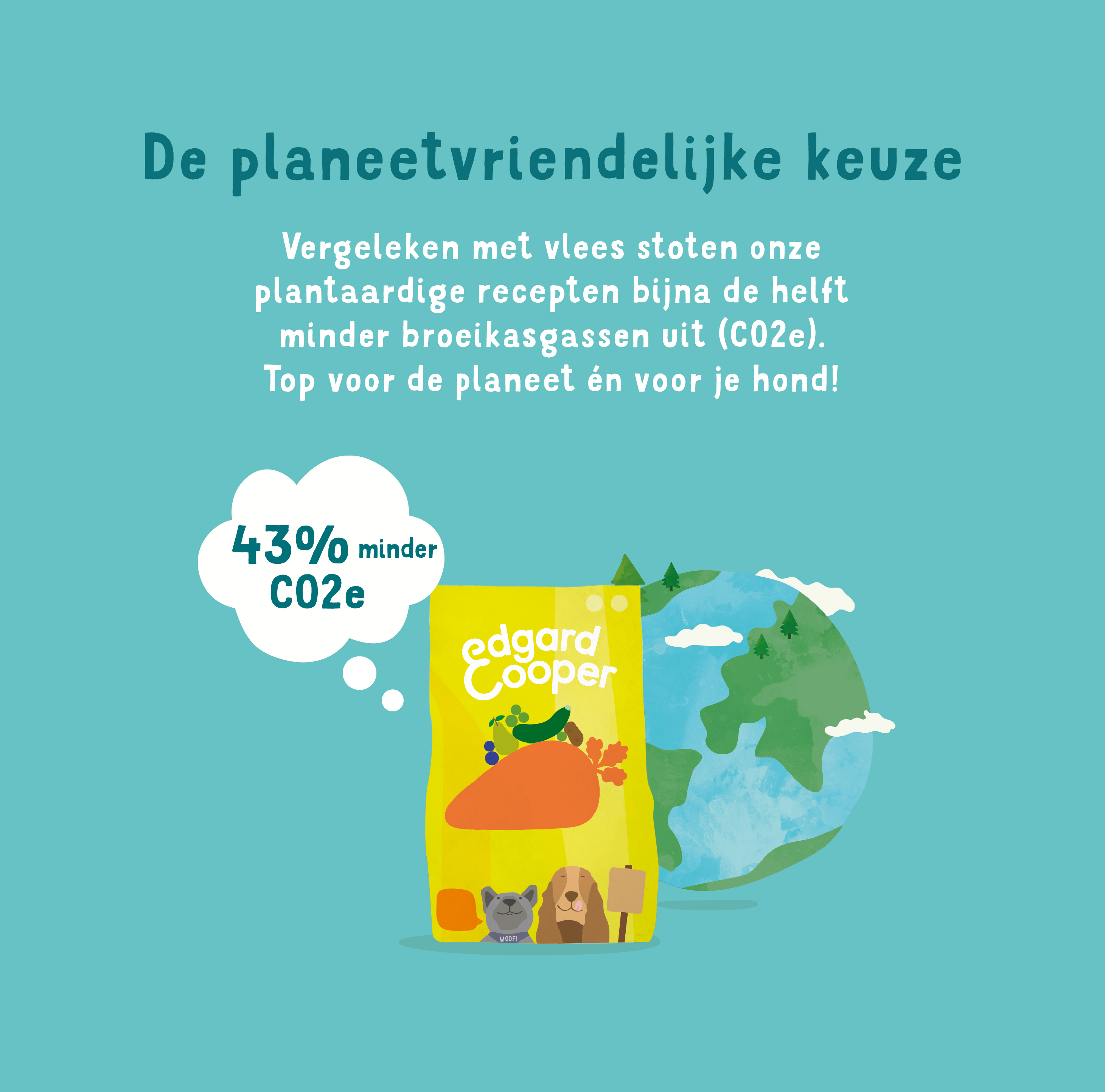 Edgard & Cooper Adult Plant Based Hondenvoer - Wortel & Courgette