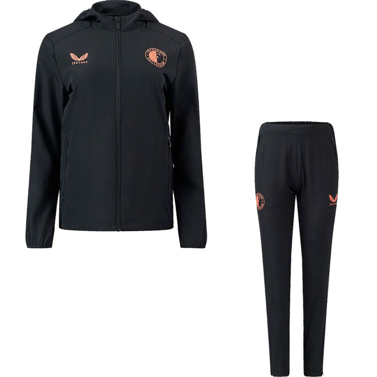 Castore Feyenoord Travel Hooded Trainingspak Dames