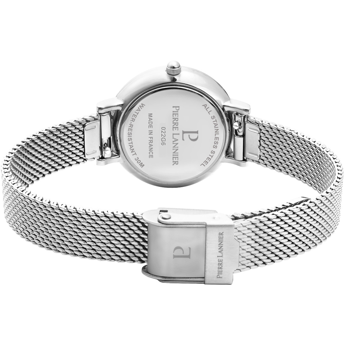 Montre Pierre Lannier femme acier milanais
