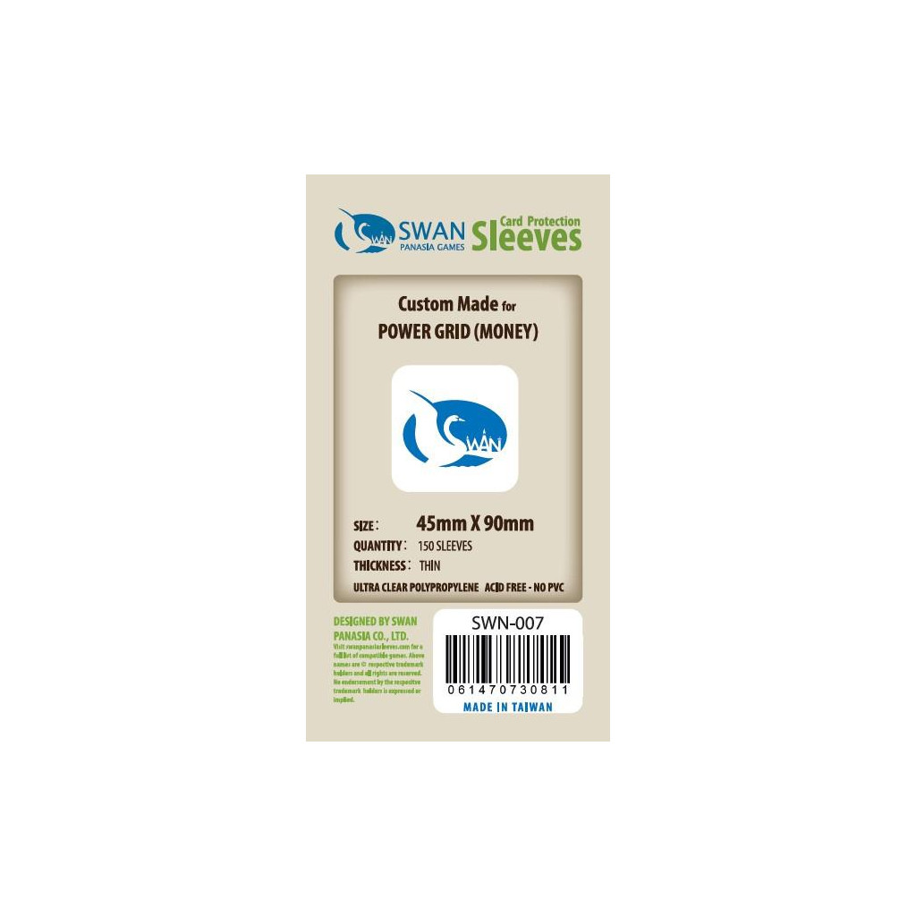 Swan Panasia - Card Sleeves Standard - 45x90mm - 150p