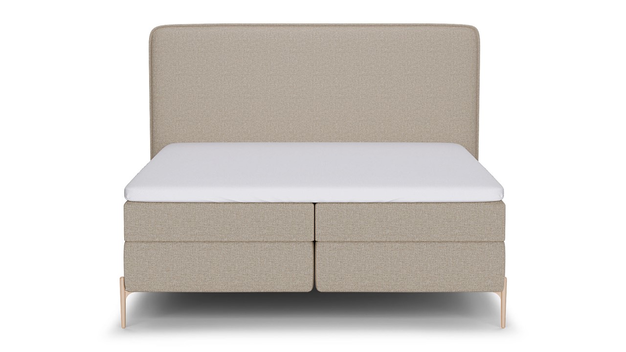 Boxspring Quartz - Linen touch beige