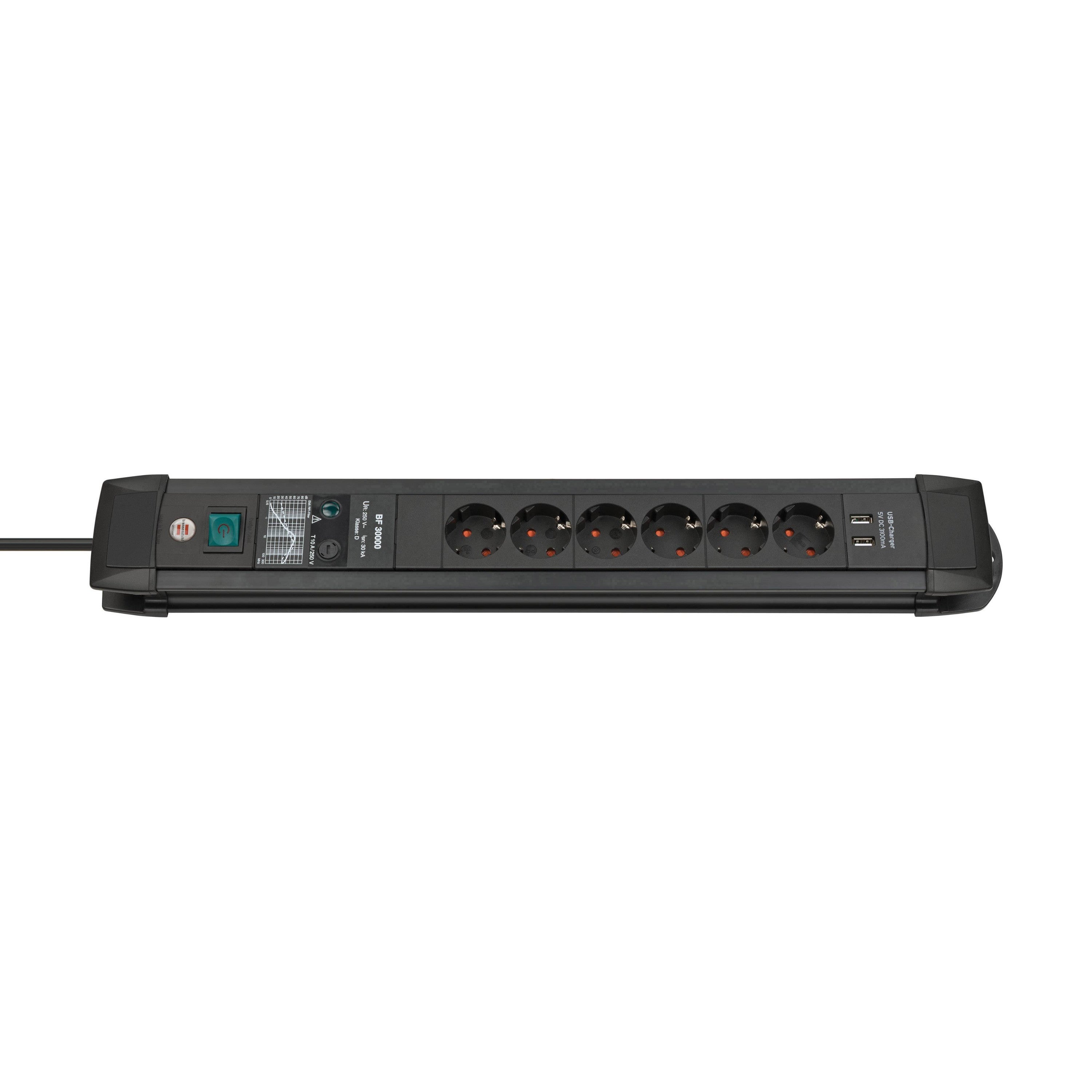 Brennenstuhl Premum-Line 6-voudig 30000A USB