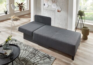 Recamiere Reims 153x90x80 cm Anthrazit
