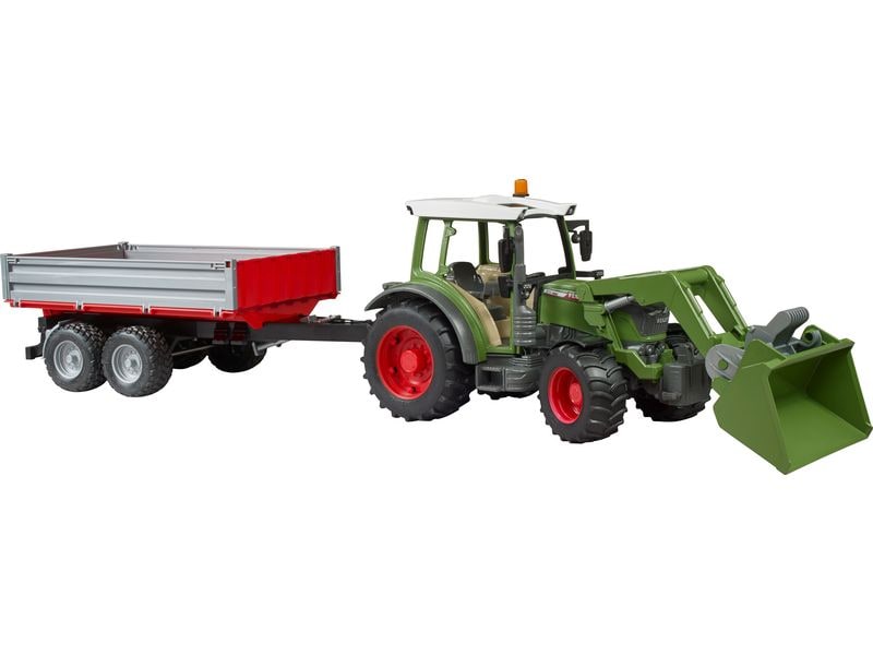 Bruder Spielwaren Track Builder Fendt Vario 211 mit Frontla Spielzeug-Traktor