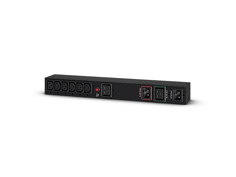 CyberPower Maintenance Bypass PDU MBP20HVIEC6A - Strømfordelingsenhed (rackversion) - AC 200-240 V - input: 2 x IEC 60320 C20 - output-stikforbindelser: 8 (2 x IEC 60320 C19, 6 x IEC 60320 C13) - 1U - sølv