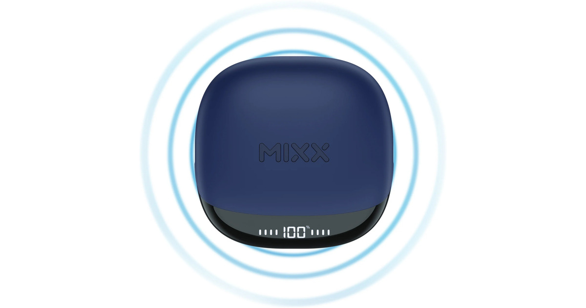 MIXXStreamBuds Sports Charge 2: Wireless Earbuds in-ear oortjes  (Blauw)