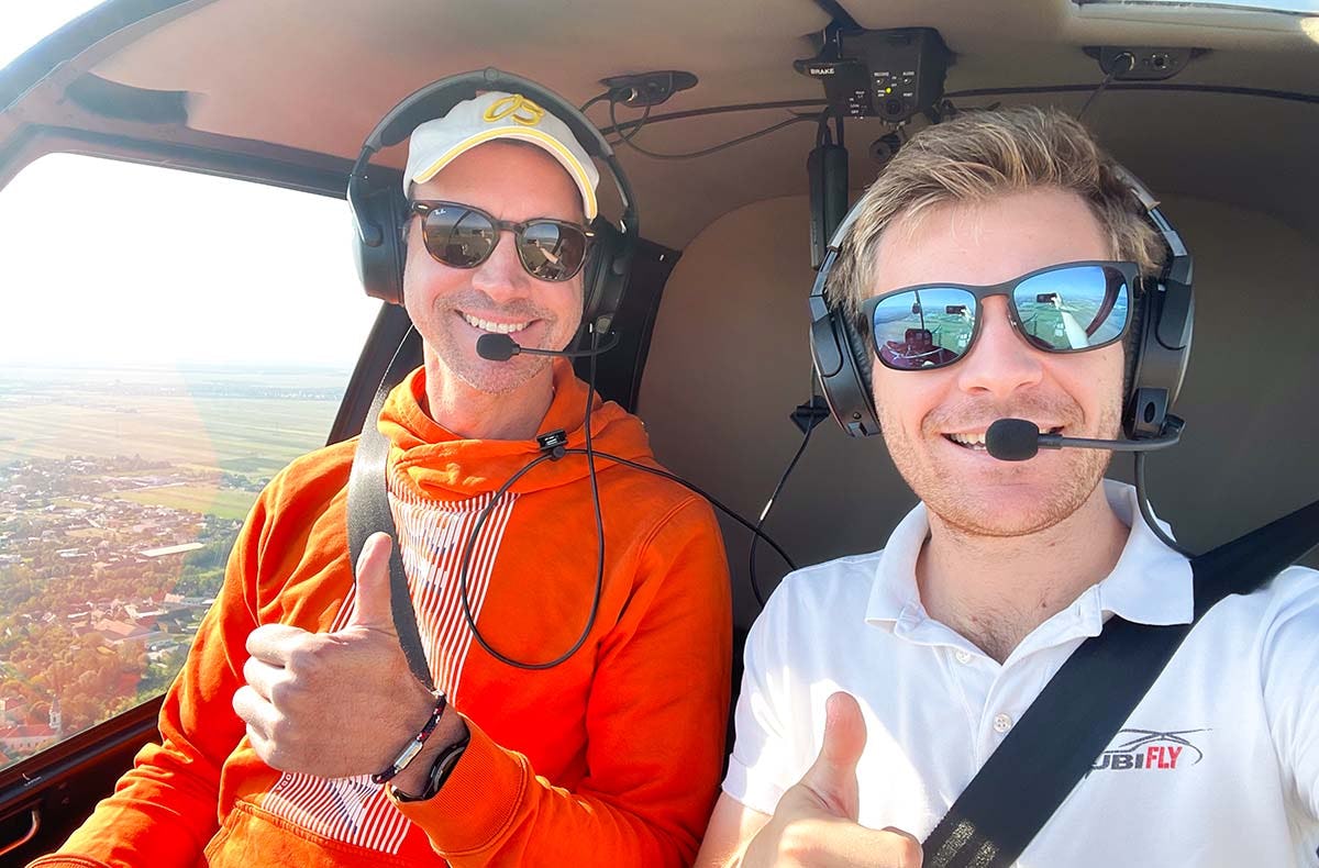Hubschrauber selber fliegen Kottingbrunn (30 Min.)