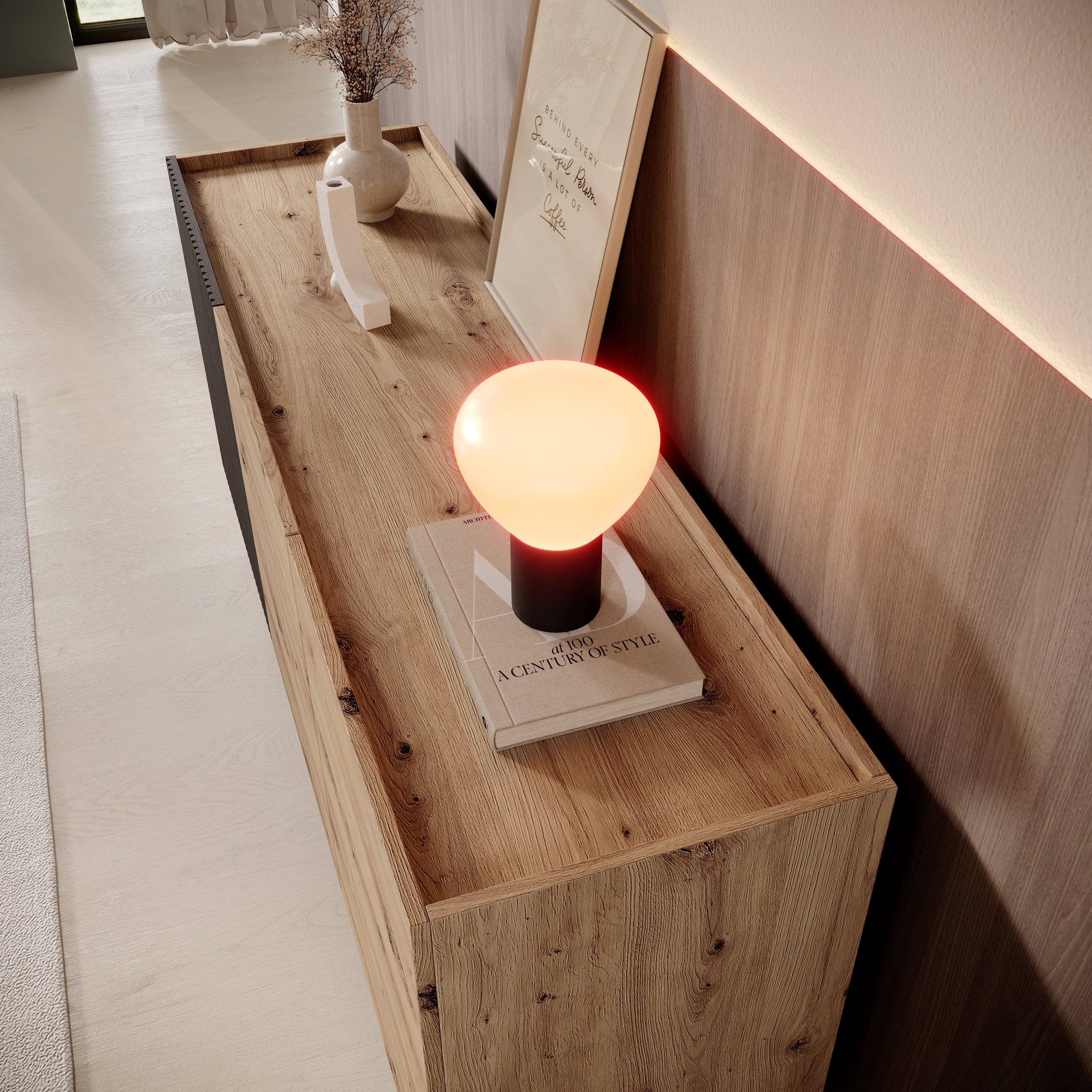 Capri - Dressoir - Eiken - 150x42x80 cm