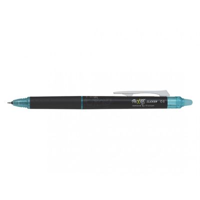 Pilot FriXion Point Clicker - Roller Gel effaçable - 0,5 mm - turquoise