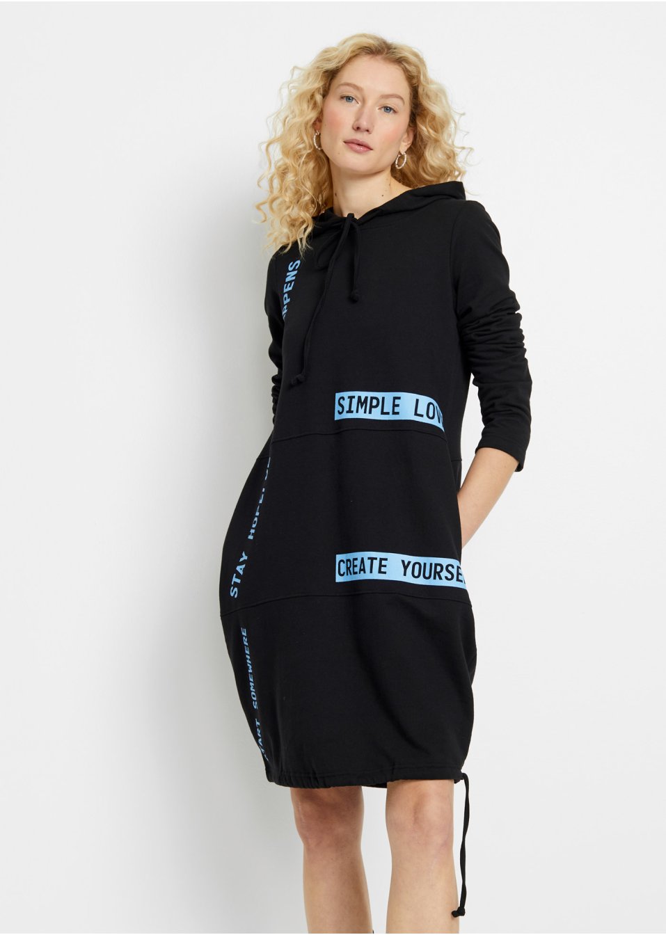 Robe sweat forme en O