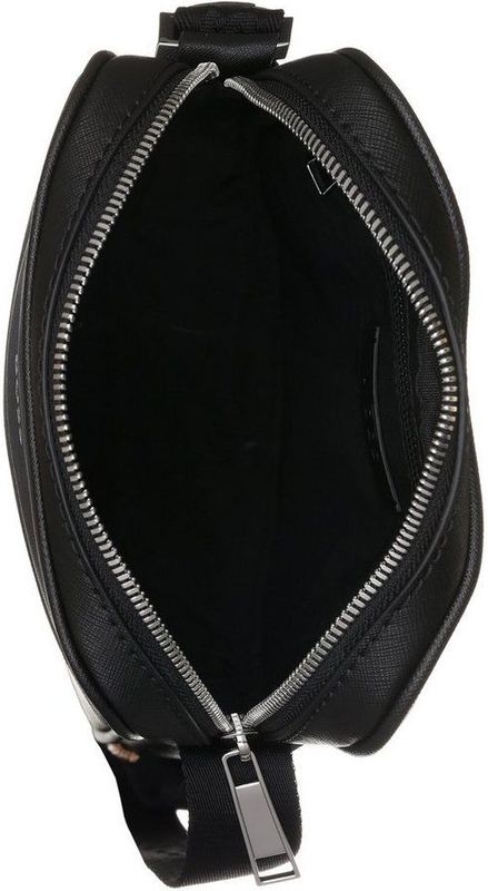 BOSS Zair Reporter - Schoudertas - Black - Leder, Polyester, Polyamide