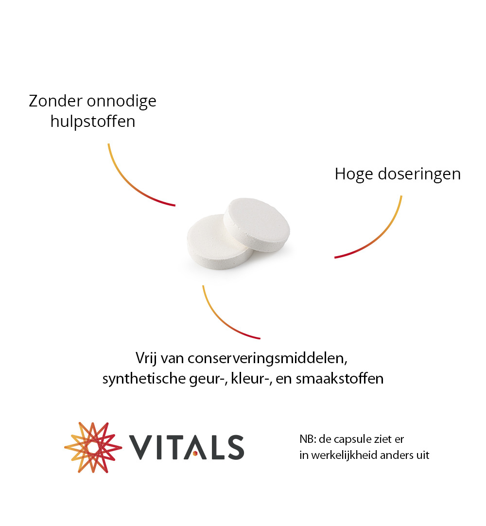 Vitals Vitamine B12 2000 Mcg (100 zuigtabletten)