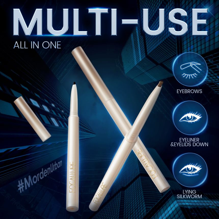 FOCALLURE - Perfect gedefinieerde gel eyeliner - 2 kleuren
