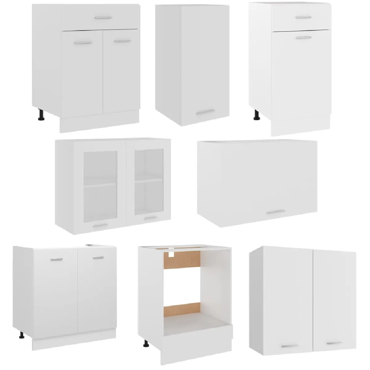 vidaXL Ensemble Meubles Cuisine 8 pcs