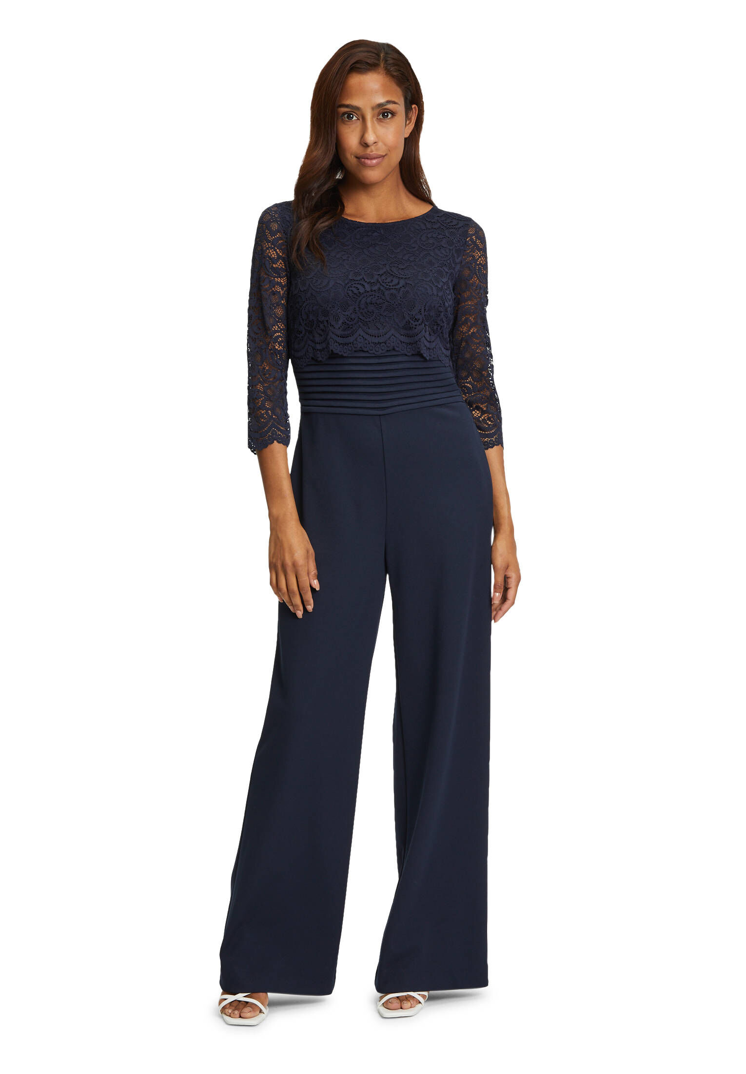 Vera Mont| Damen Jumpsuit mit Spitze