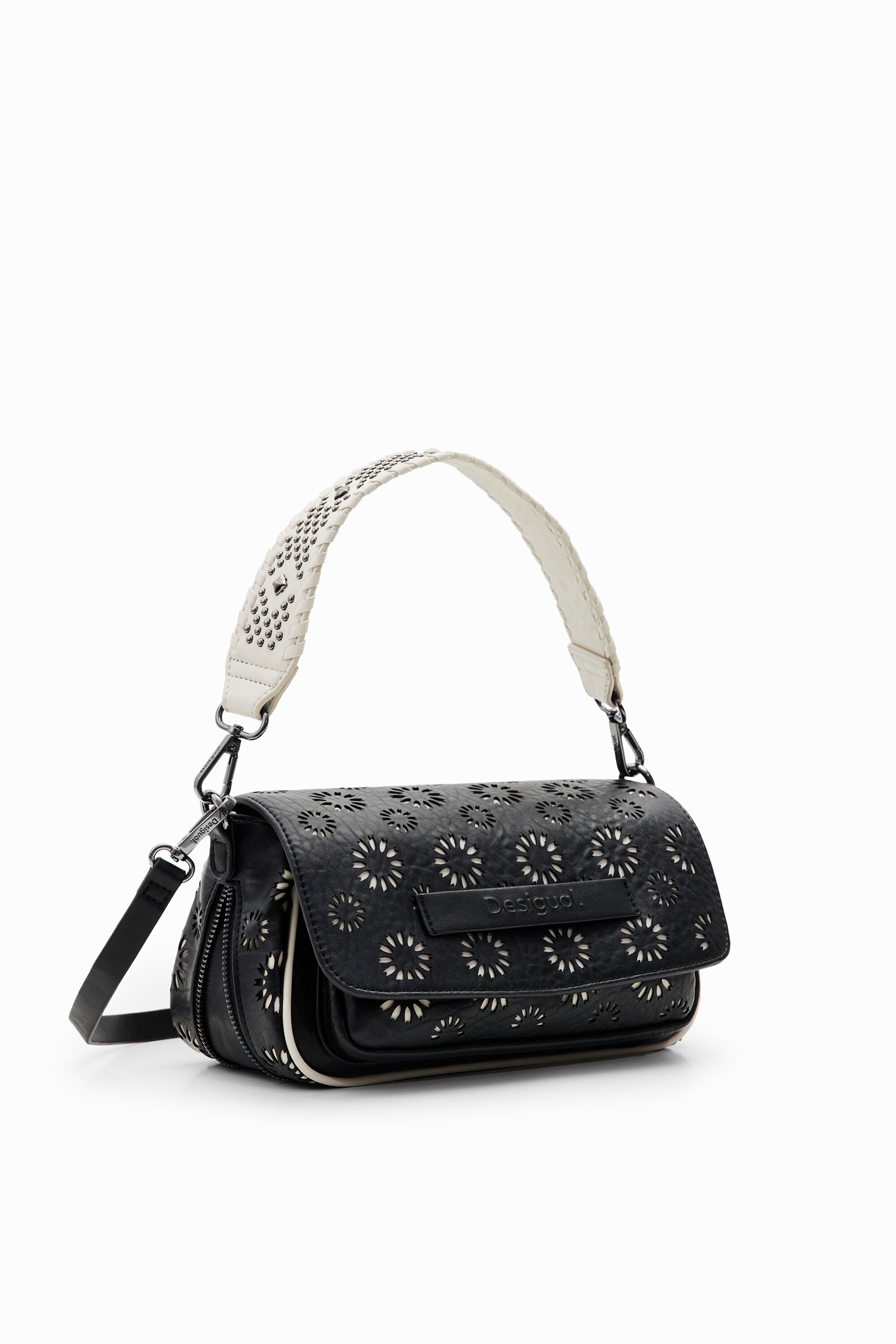 Sac à bandoulière moyen estampé