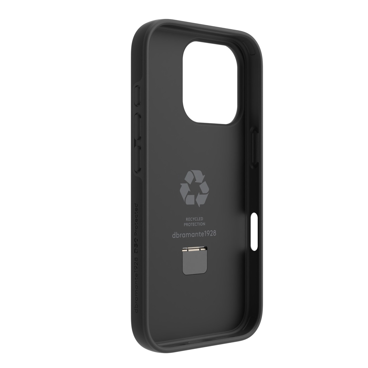 iPhone 16 Pro Hardcase Hülle Clear Case Iceland Ultra D3O MagSafe Recycled (IUK1BL006296) - Schwarz