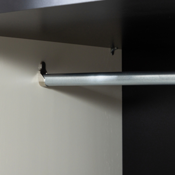 WOOOD kledingkast Adam 2-deurs dust grenenhout 200 x 100 x 53 cm