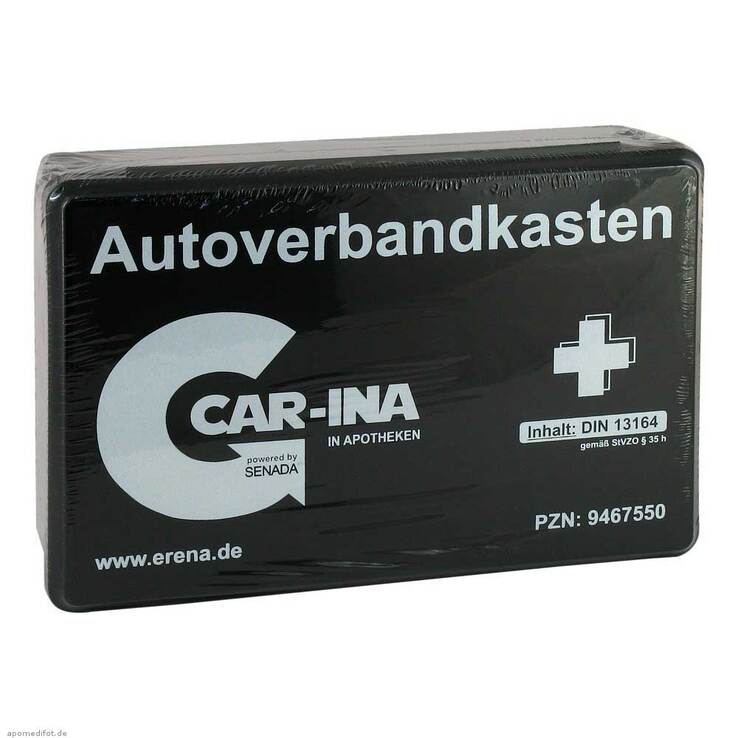 Senada Car-Ina Autoverbandkasten schwarz, 1 St