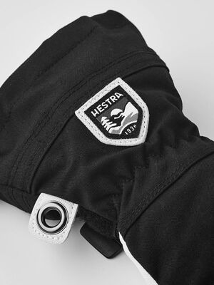 Hestra Army Leather Heli Ski Hansker, Svart