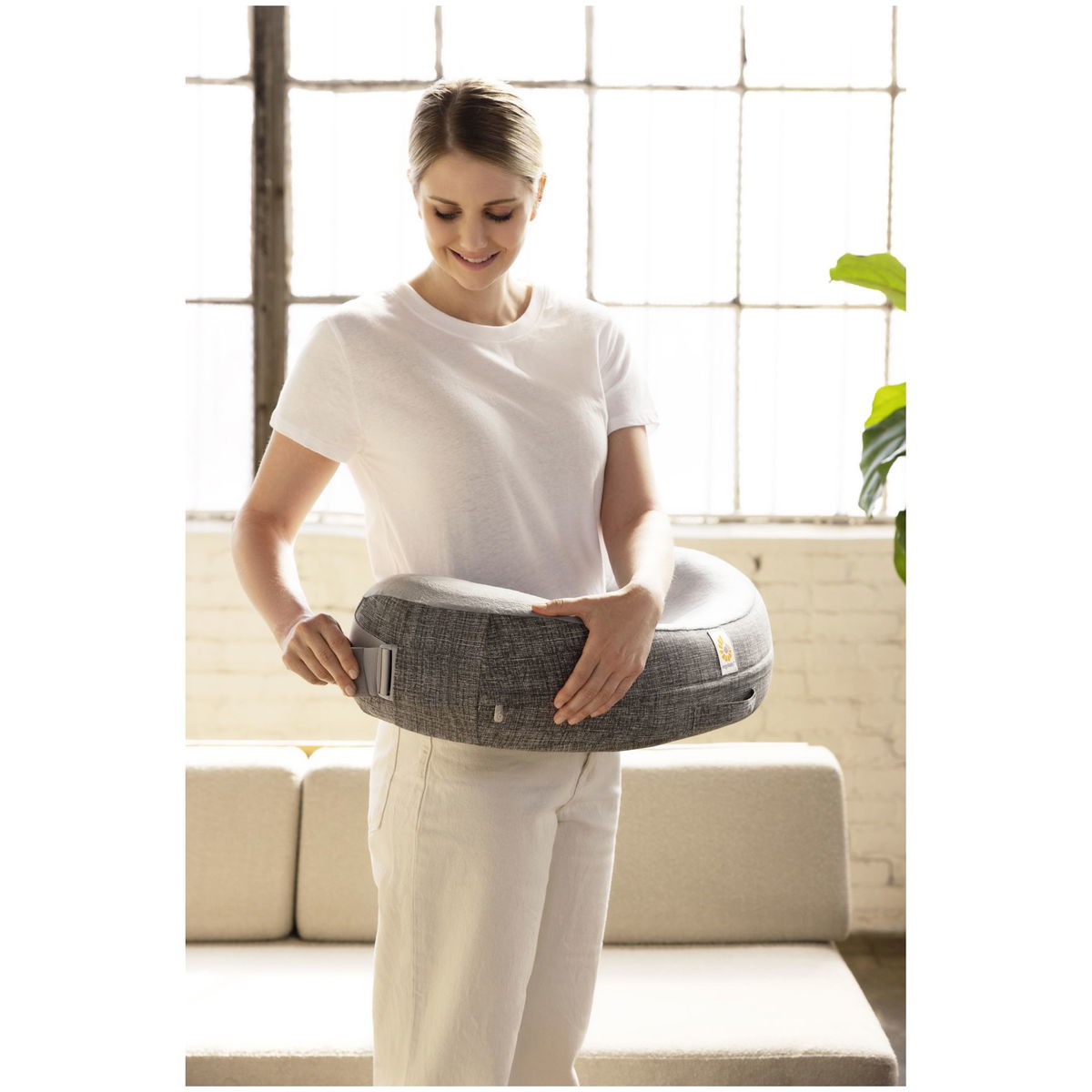 ergobabyergobaby   Stillkissen Natural Curve grey