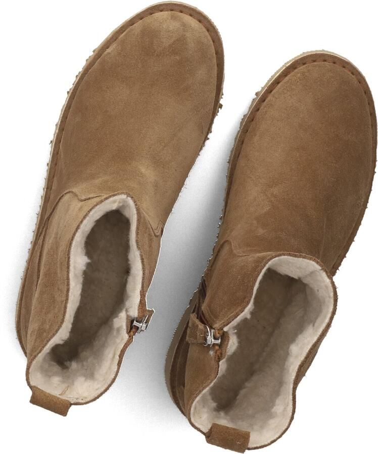 AYANA Enkelboots Dames 2427 Maat: 37 Materiaal: Suède Kleur: Cognac