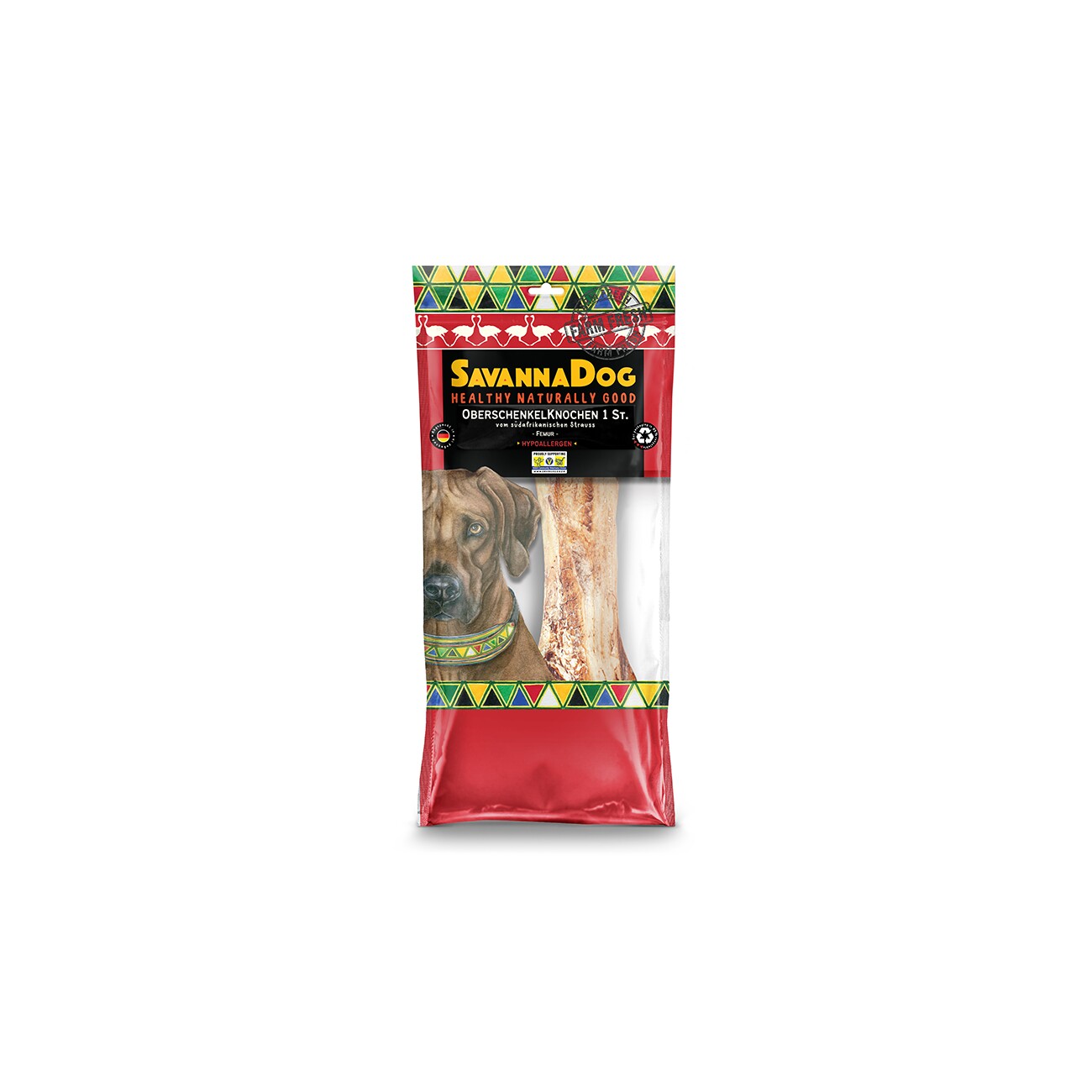 SavannaDog Oberschenkelknochen Strauss 1 Stk.