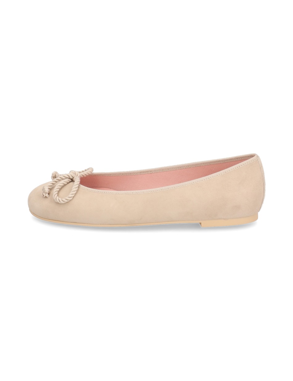 Veloursleder Ballerina