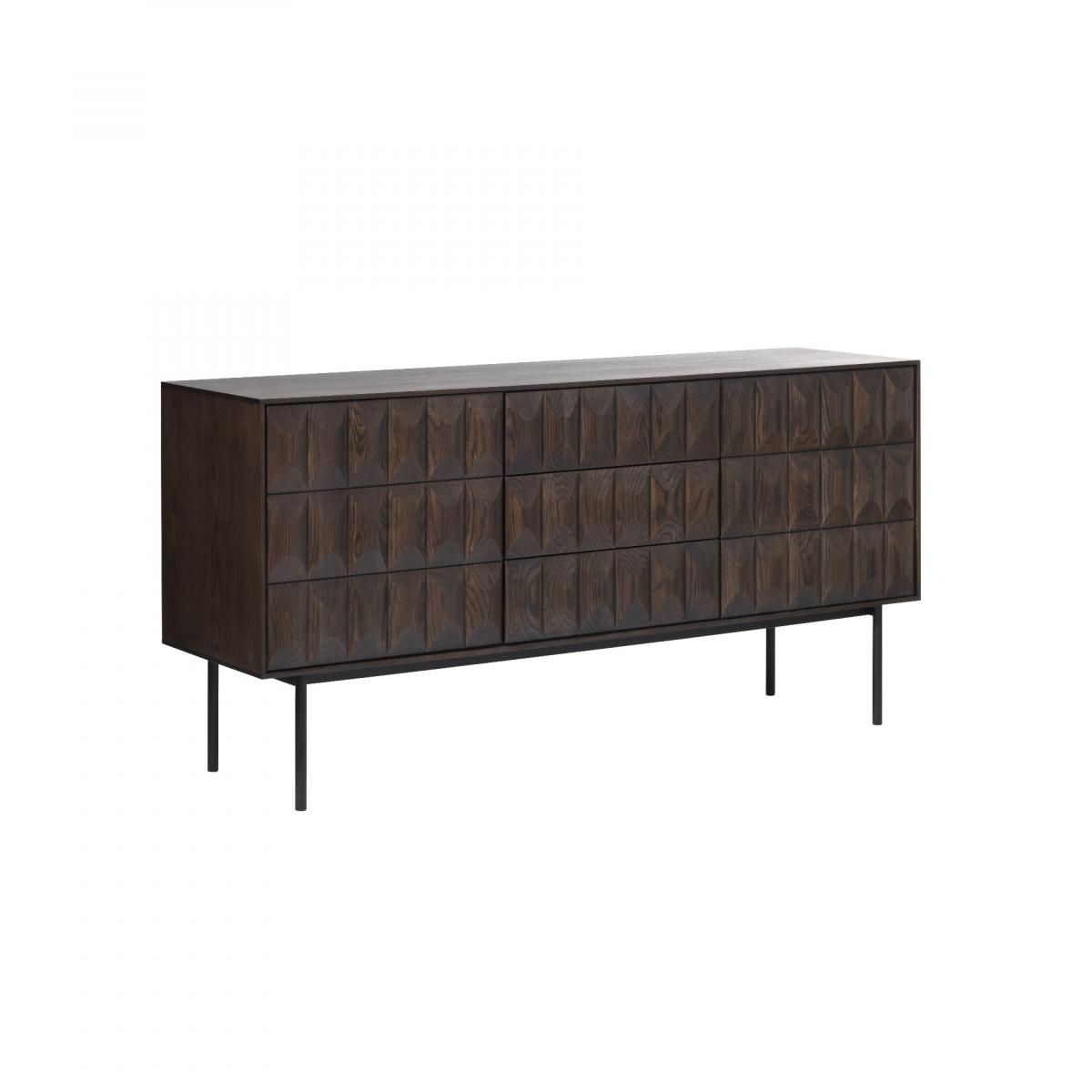 Nordic Home - Magnus eiken dressoir - 160 cm - espresso