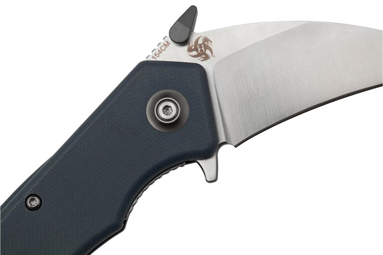 Böker Plus HEL Karambit 01BO516, 154CM, Blue Grey zakmes, Alessandra De Santis design