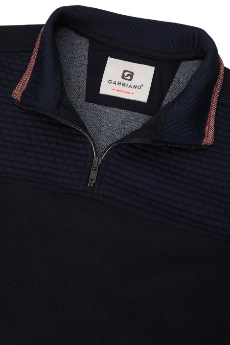 Gabbiano blauwe heren sweater