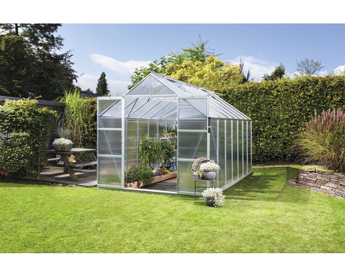 Vitavia Uranus 11500 kas, 6 mm dubbelwandige polycarbonaat panelen, 257x445 cm, aluminium