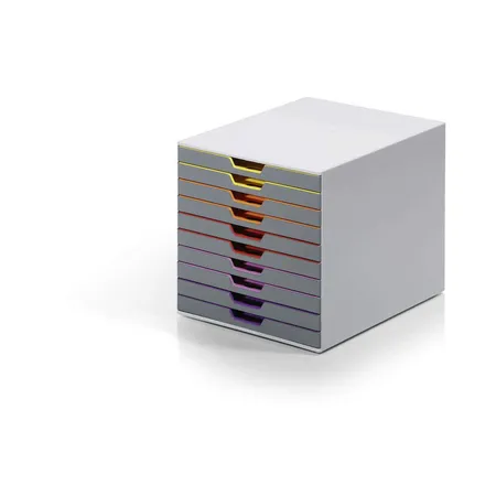 Durable 761027 Ablagebox Varicolor 10, farbiger Verlauf