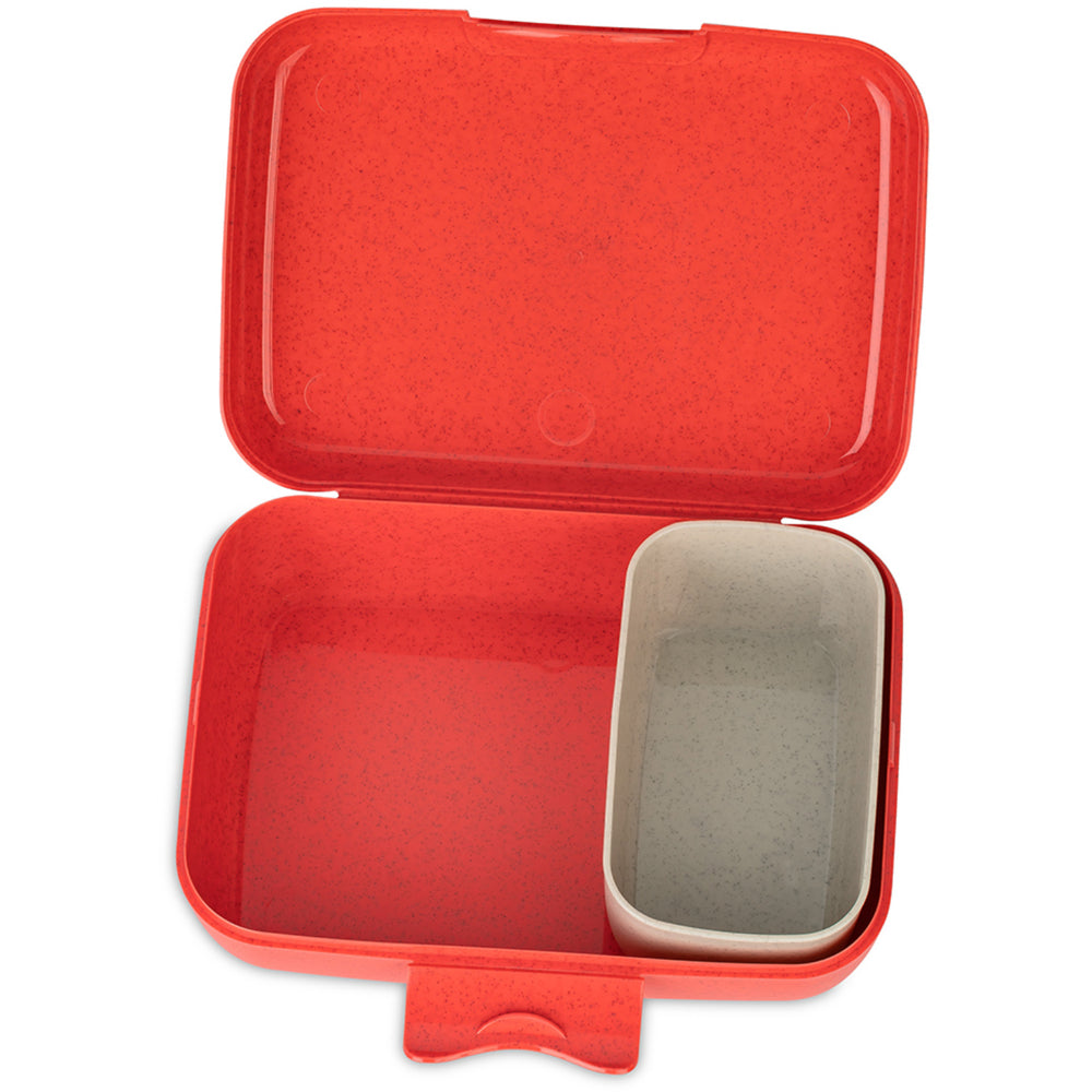 Køb Koziol Organic Coral Red Lunch Box Med Separat Skål Candy L Dreams