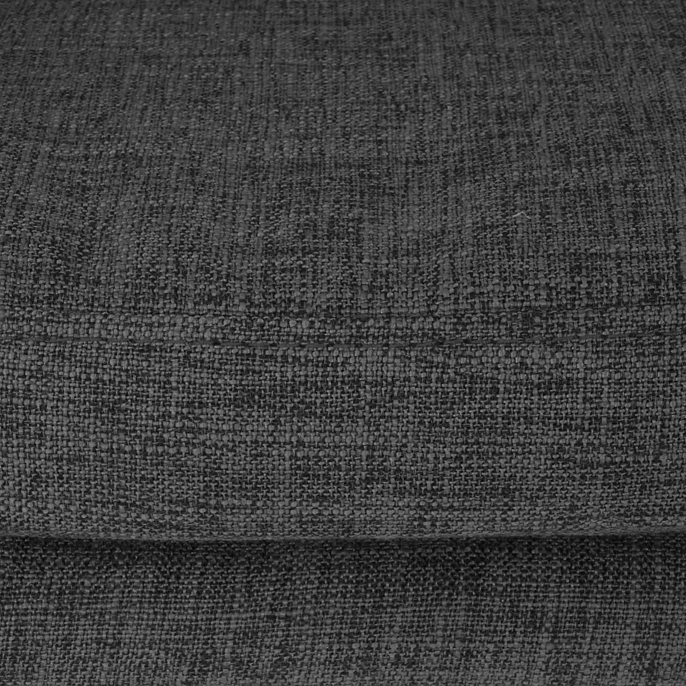 2er-Set Barhocker Vaasa T381, Barstuhl Tresenhocker ~ Textil, dunkelgrau