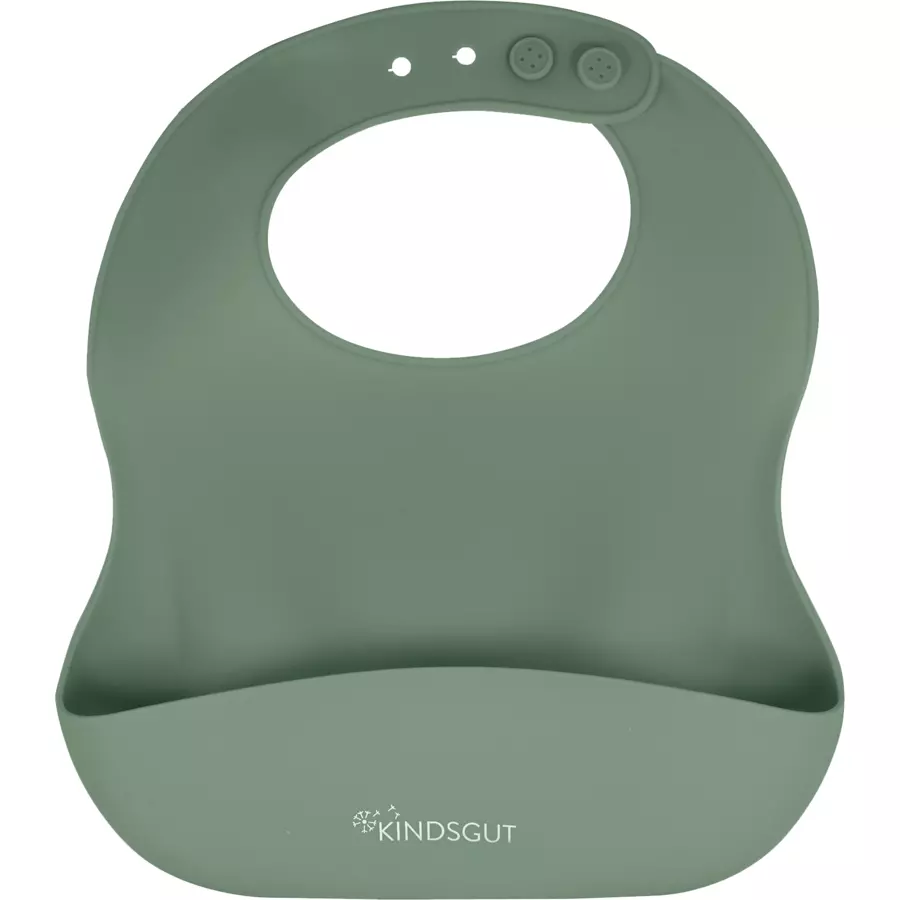 KINDSGUT Lätzchen aus Silikon, pistazie