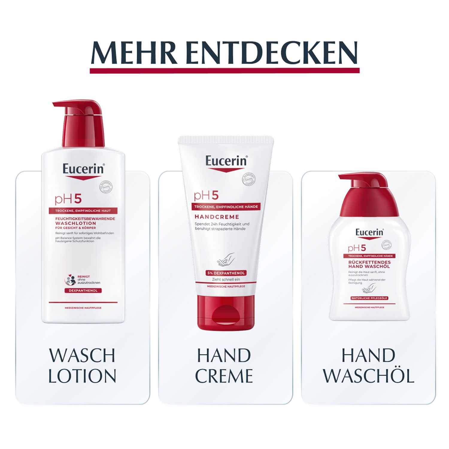Eucerin® pH5 Lotion – beruhigt strapazierte, empfindliche und trockene Haut & macht die Haut widerstandsfähiger - Jetzt 3€ sparen mit Code 