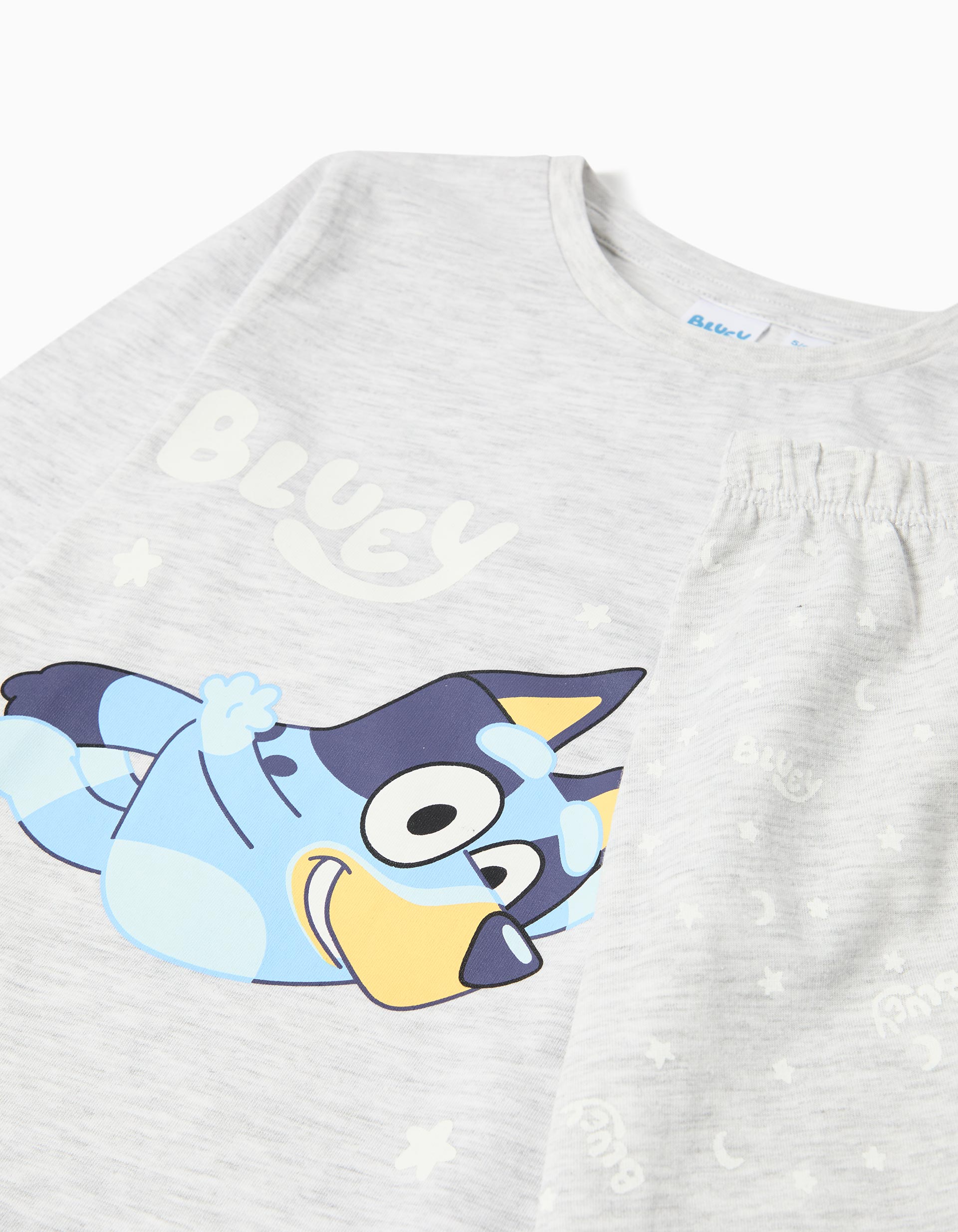 Pijama 'Bluey', Menino, Cinzento Claro